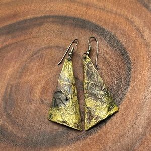 VINTAGE metal earrings